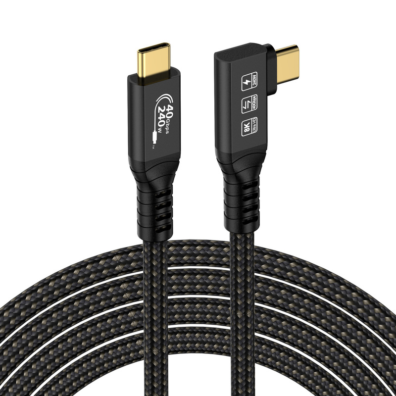 USB4.0Gen3 computer graphics card video transmission data 40G line 240w fast charging 8k60hz HD adapter cable USB4.0Gen3 computer graphics card video transmission data 40G line 240w fast charging 8k60hz HD adapter cable