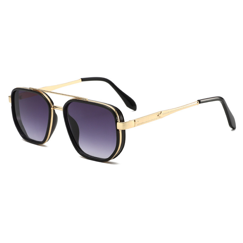6 New Retro Sun Protection Double-Bridge Sunglasses for Men, European and American Style Sunglasses for Women, Large Square Frame, Cross-Border Internet Celebrity Glasses, Wholesale on Instagram 6 New Retro Sun Protection Double-Bridge Sunglasses for Men, European and American Style Sunglasses for Women, Large Square Frame, Cross-Border Internet Celebrity Glasses, Wholesale on Instagram