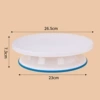 Mai straw plastic turning table