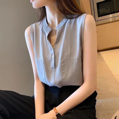 Women's Summer New Casual Long-Sleeve Blouse, Stylish Korean Version T-Shirt, Loose Top for Outerwear