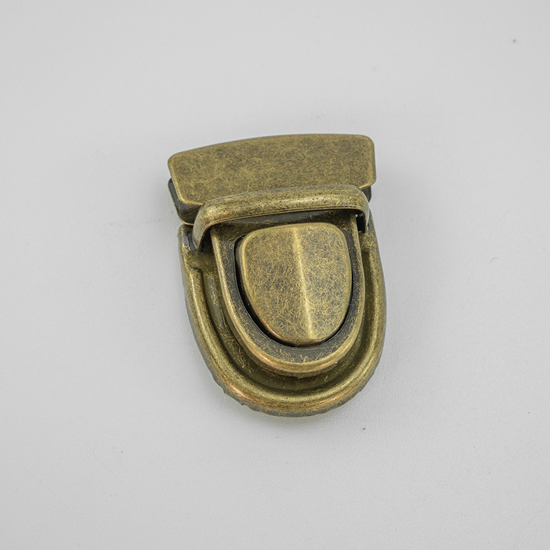 Cerradura de metal de moda, pasador, cerradura de equipaje, cerradura de librería, cerradura de cuero, cerradura de teléfono móvil, cerradura de pico de pato, hebilla de metal