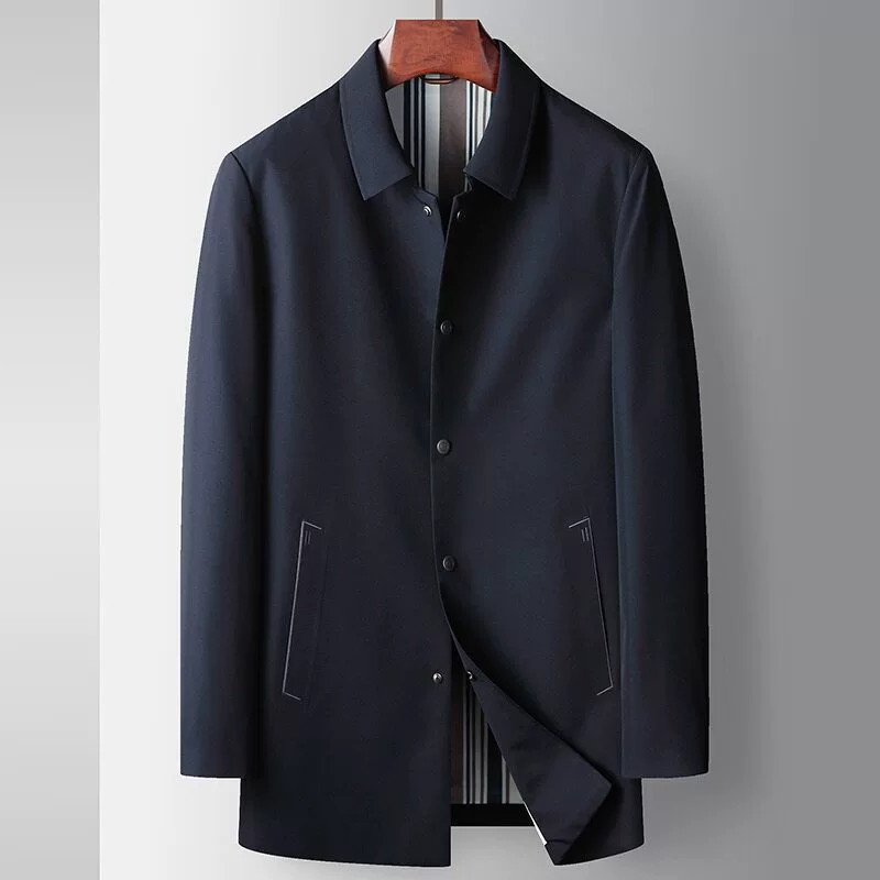Осеннее trenchcoat, длинная куртка для отдыха, премиум