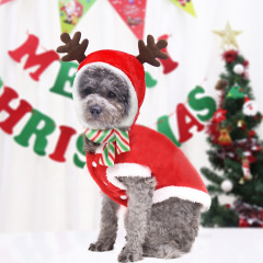 秋冬フランネル犬用クリスマス衣装小型犬中型犬猫ペット服用品英国風