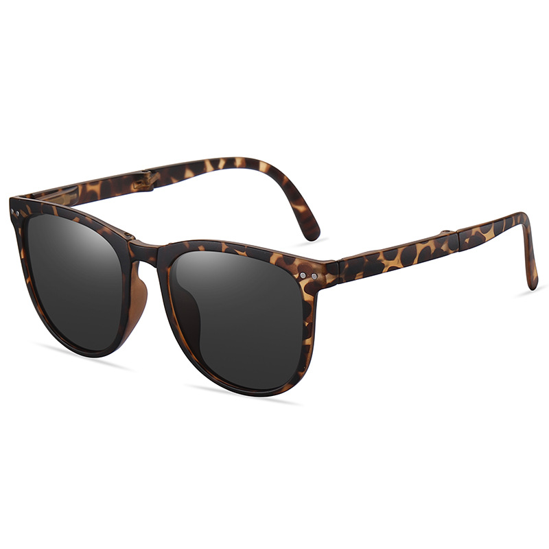 3035 Leopard Black Frame Black Gray Film (non -polarized)