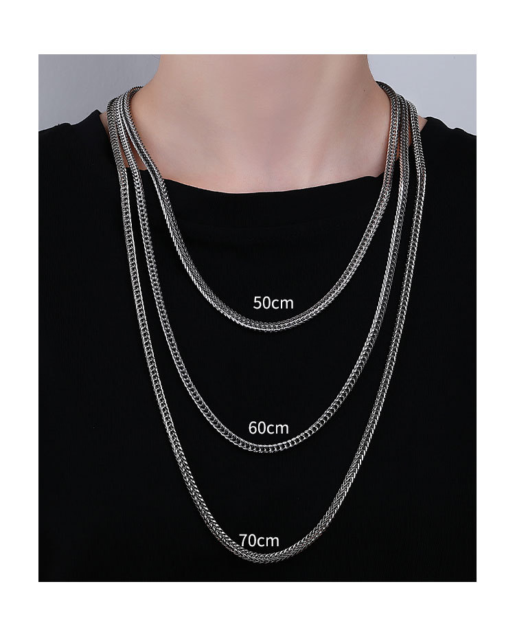 Cuban Link Chain Curb Chain, Twisted Rope Chain, figaro chain Chain Type Wholesale Jewelry Hip-Hop Punk Geometric Copper Plating Necklace Cuban Link Chain Curb Chain Twisted Rope Chain Figaro Chain