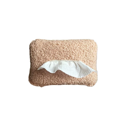 Creative Car Tissue Box, Car Car tissue box/set - a-lambswool-brown-tissue-box