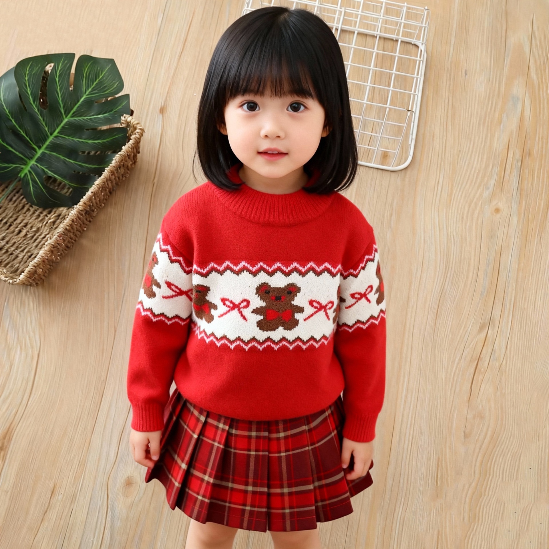 Demi-season capacious sweater