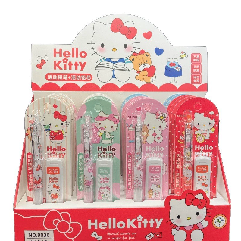 HelloKitty, автоматический набор высокого качества для детей, канцтовары, подарок на день рождения