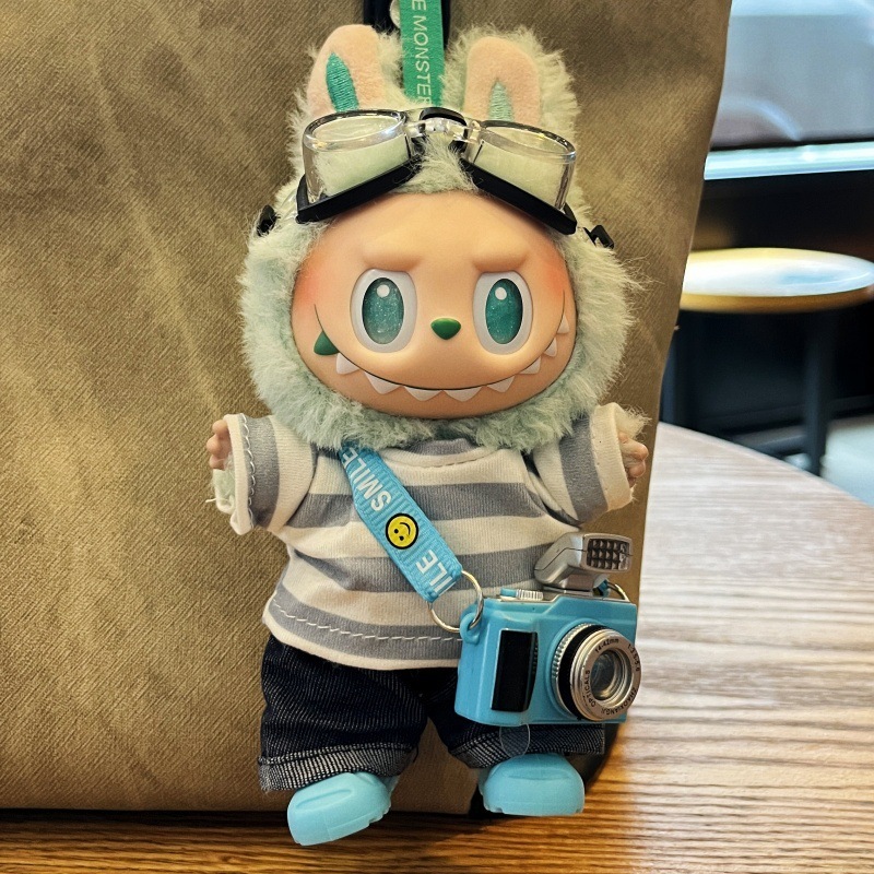 拉布布娃衣着替labubu公仔一二三代可用前方高能衣服套装不含娃娃|undefined