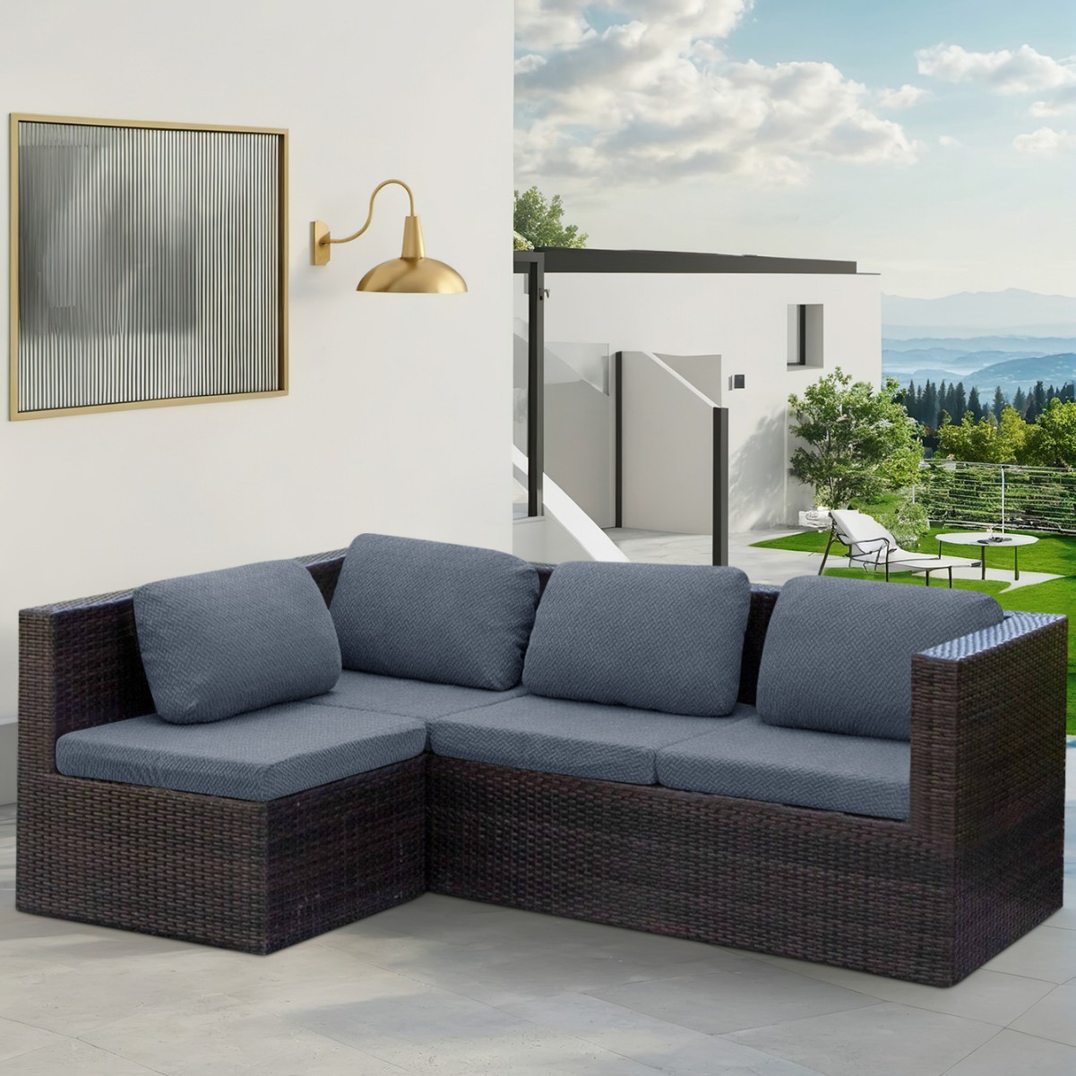 Punto transfronterizo al por mayor jacquard elástico en forma de T funda de cojín de sofá con todo incluido funda de sofá