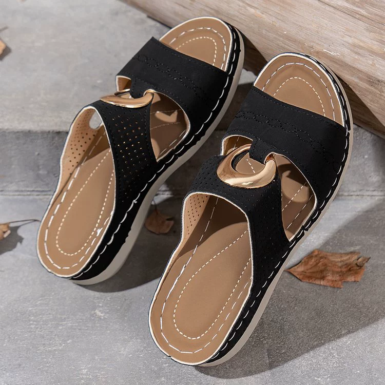 Summer slippers platform, beach shoes, plus size, 2025 years