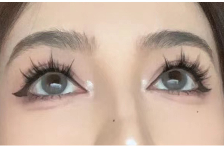 Mengjie Shangpin Lazy Person 10 Rows Pure Wild Devil large-capacity false eyelashes, naturally thick and photogenic comic eyelashes undefined