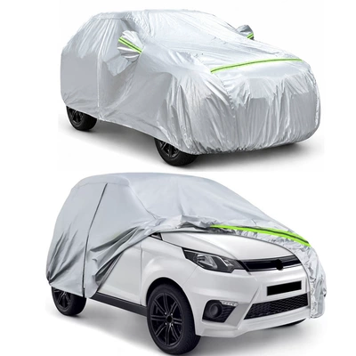 Cross-Border Exclusive Supply, Car clothing - cross-border-silver-single-layer-fixed-rope-storage-bag-silver-length-2808mm-x-width-1540mm-x-height-1555mm-custom-edition
