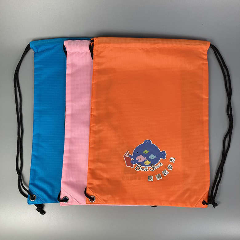 现货210d涤纶束口袋 户外运动篮球背包袋批发 尼龙抽绳收纳袋