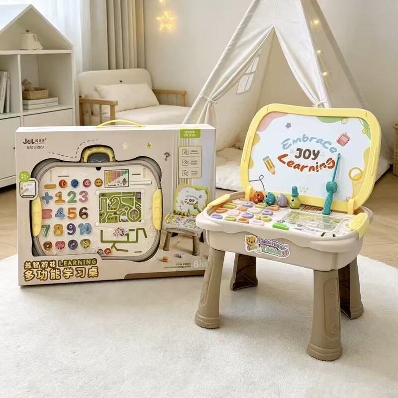 2026 New Model Infant and Toddler Newborn Gift Box Set Educational Whack-A-Mole Bus Fun Learning Table Toy