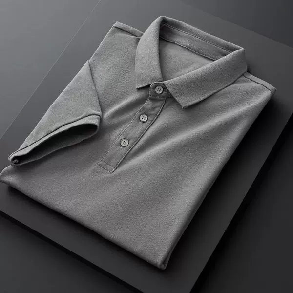 Polo, with short sleeve