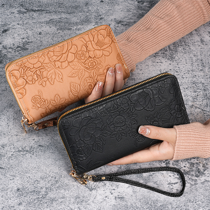 Factory new wallet women's long Korean fashion hand-held change purse zipper multi-functional women's mobile phone bag Factory new wallet women's long Korean fashion hand-held change purse zipper multi-functional women's mobile phone bag