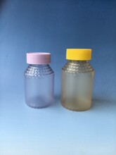 供应塑料瓶包装瓶保健品瓶双层盖葫芦瓶胶囊瓶塑胶瓶药瓶异型瓶
