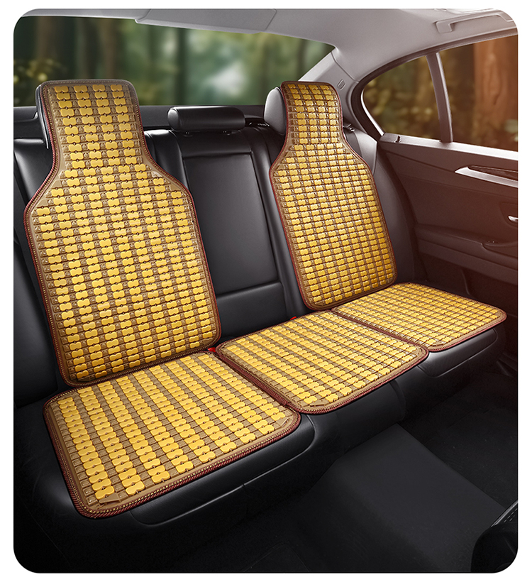 Car Seat Cushion Summer Cooling Cushion Single Piece Breathable Bamboo Four-season Universal Truck Seat Cover Ventilated Mat Car Cushion