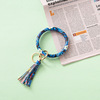 Polyurethane bracelet contains rose, hydrolate, keychain with tassels, pendant, suitable for import