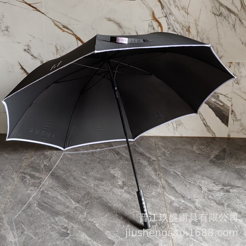 Golf Double Large Storm-Resistant Umbrella for Both Rain and Shine, Wholesale Long-Handled Straight Advertising Umbrella with Logo