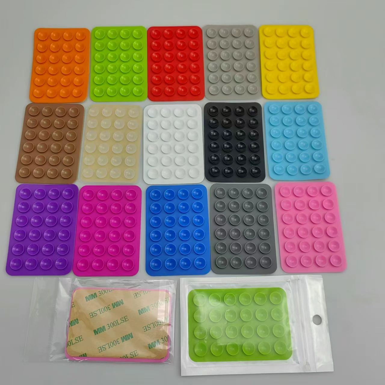 Square silicone universal non-slip phone holder, (Physicals)