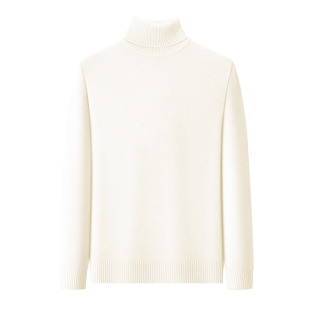 High-Neck Knitwear 2025 Autumn and Winter New Solid Color Lapel Short-Sleeved Knitwear Men's Youth Inner Wear Warm Sweater