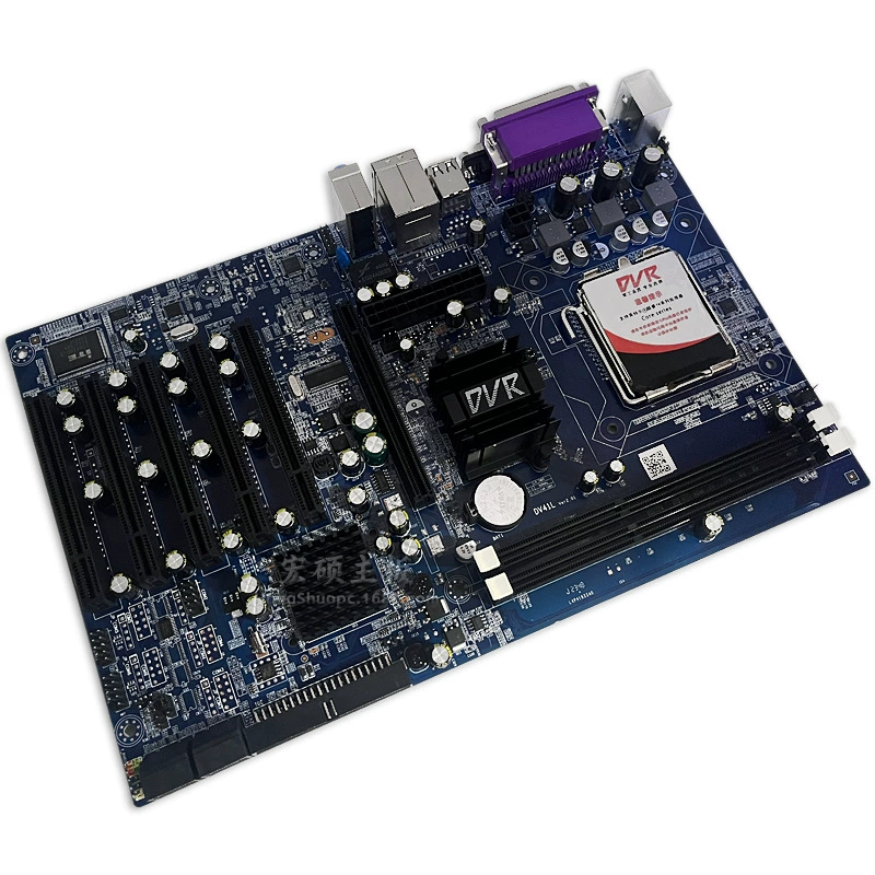 Оптовая новая материнская плата G41 DVR промышленного управления DDR3 для охраны и отключений питания, четырехъядерный двойной ядро 775