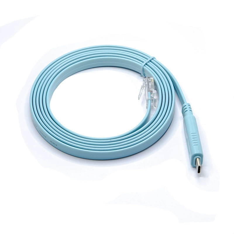 Тип-C от производителя к RJ45, консольная линия отладки, подходит для маршрутизаторов Cisco, Huawei, H3C, ZTE, Ruijie.