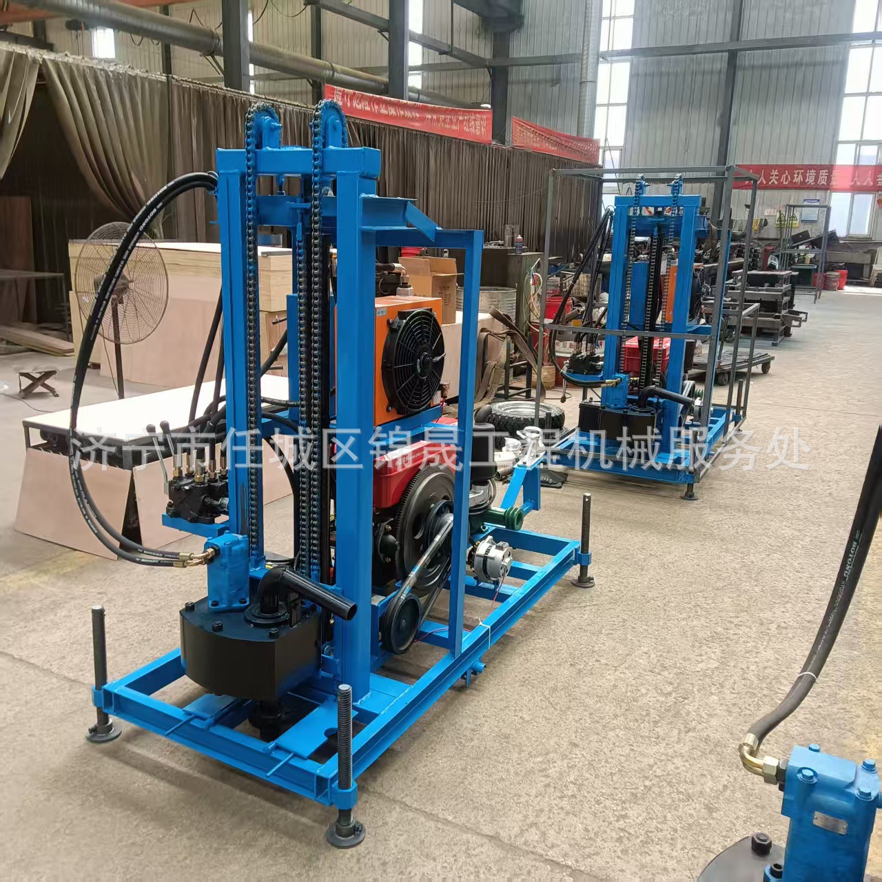 河南抗旱打井柴油轮式百米钻井机大功率灌溉井水井钻机厂家打井机