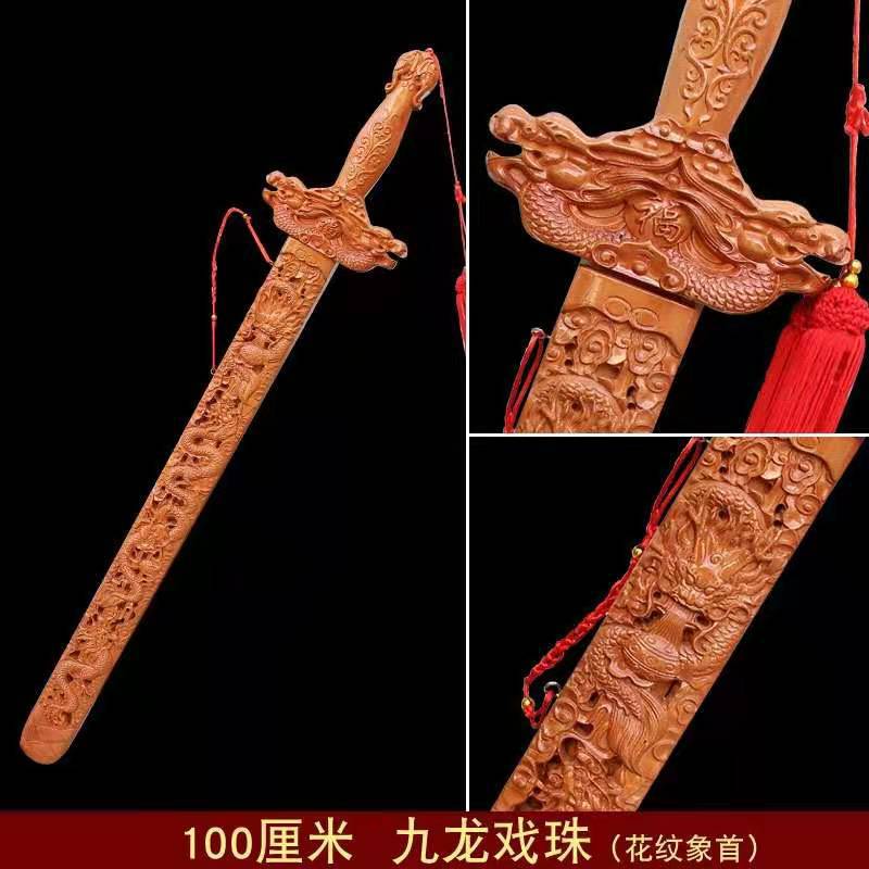 100cm creux Jiulong épée