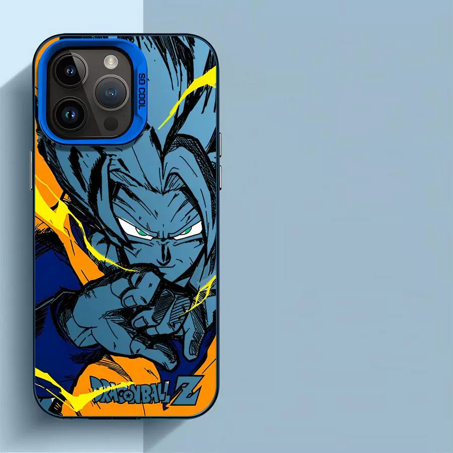 Dragon Ball, яблоко, iPhone16, мультяшный совместимый чехол, iPhone15 Pro, стиль высшего качества