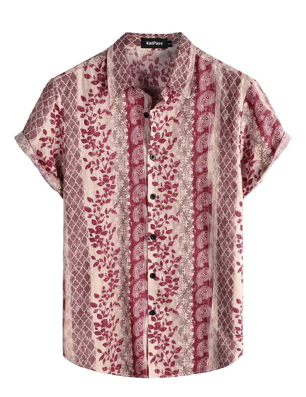 El verano Hawaiano de los hombres fronterizos del Amazonas imprimió la Fábrica de la fuente de la camisa de manga corta DINGZHI