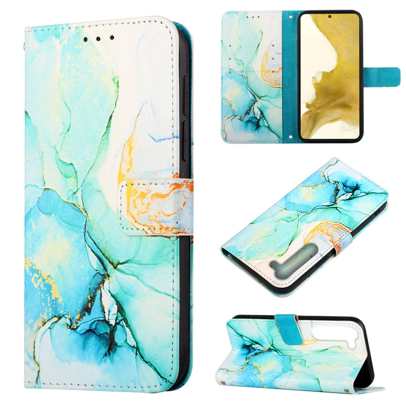Marble Splicing for TECNO Camon 40 4G Bronzing Mobile Phone Leather Case Pova 6 Neo