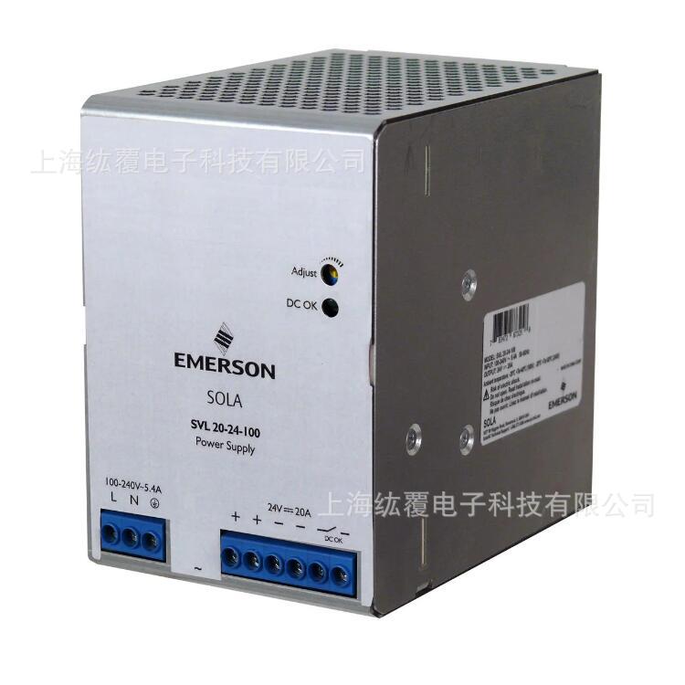 SOLA电源SVL20-24-100  DIN导轨式电源 480W 24V 20A