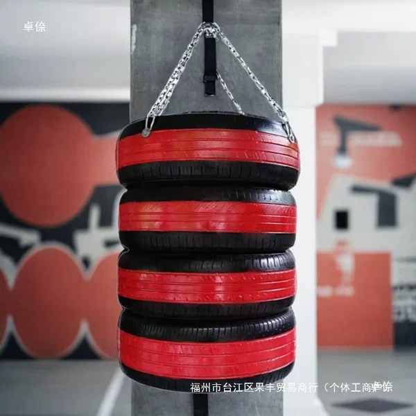 Homemade combat fitness training equipment, gym, martial arts studio, home training, tire punching bag, tire boxing bag, others