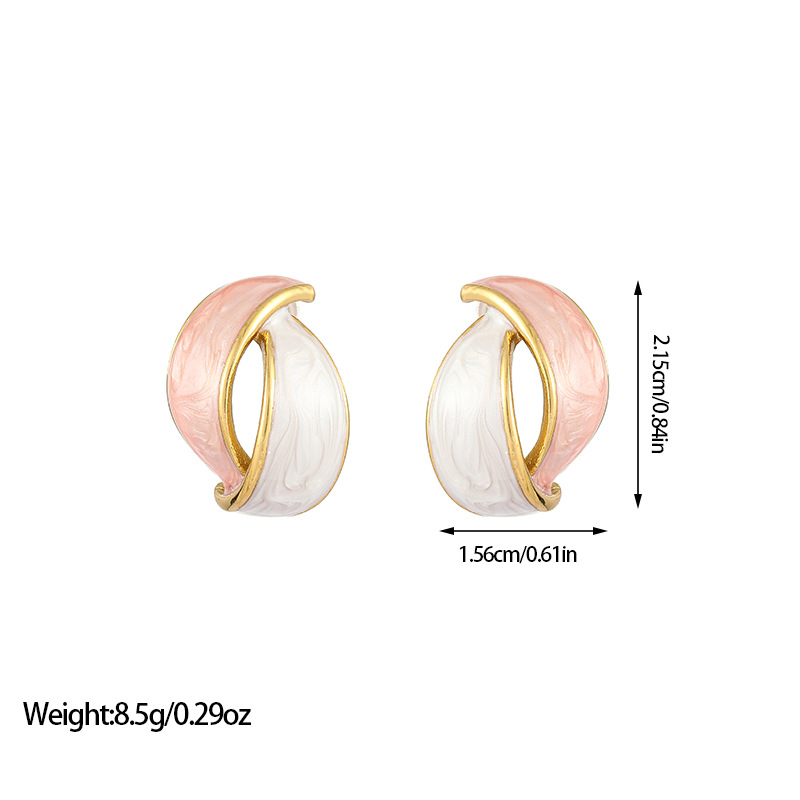 9g Weight Titanium Steel Ear Needle Material Earrings Classification 1 Pair Quantity Holiday, Daily Occasion Titanium Steel Material Geometric Pattern All Seasons Season Women's Gender Plating Design Vacation, Classic Style Style 1 Pair Vacation Classic Style Geometric Plating Titanium Steel Earrings 13