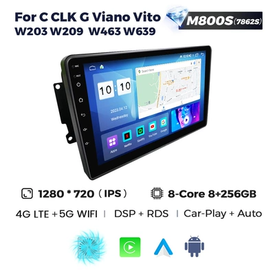 DVD Navigation, W463 W639 Android large - m800s-8256-eight-core-all-netcom