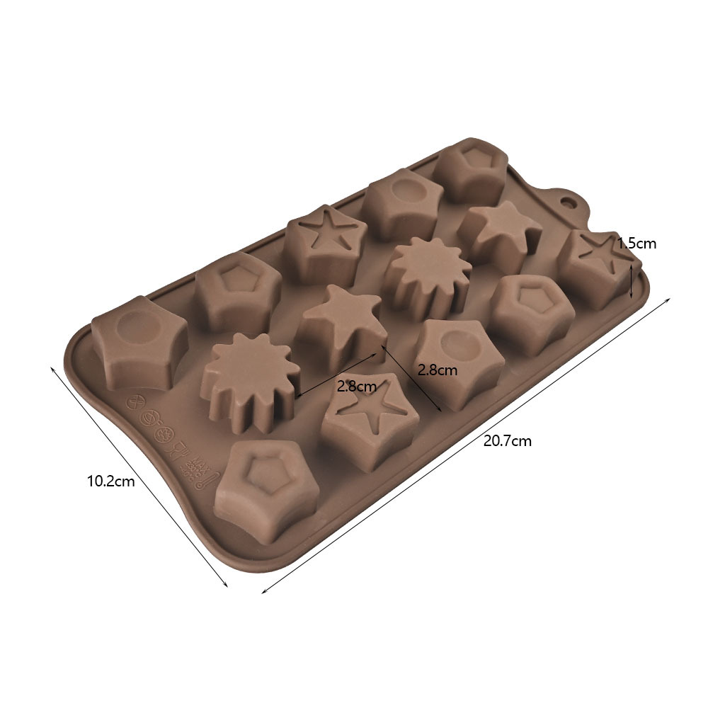 Molde de Silicona para Chocolate DIY, Multiuso con Formas de Dibujos Animados para Repostería