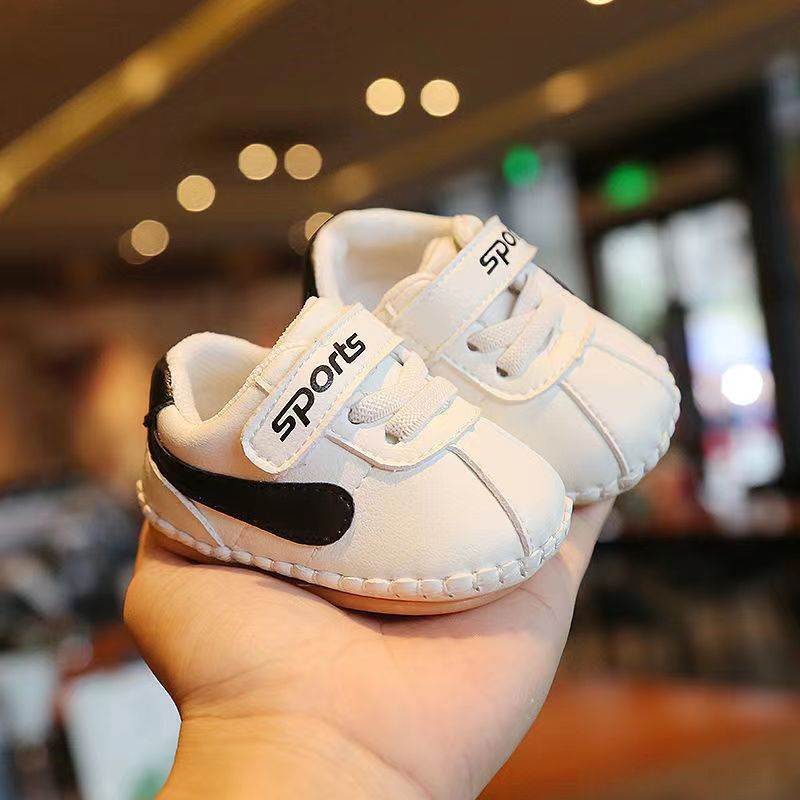 Spring and autumn newborn soft-soled toddler shoes men's baby shoes 3-6-9 months 0-1 years old female baby shoes a generation of hair