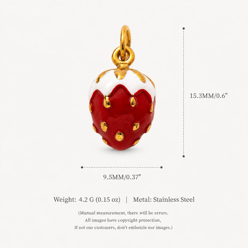 Pendentif fraise
