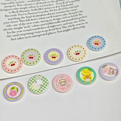 可爱卡通樱桃彩色DIY服装辅料头饰配件鞋花装饰奶油胶手工材料