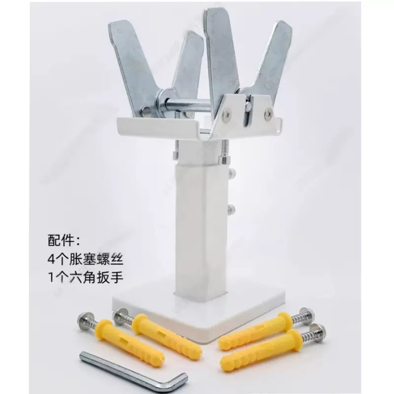 钢制板式暖气片地支架钢制板式散热器固定底座支腿底托支撑托架