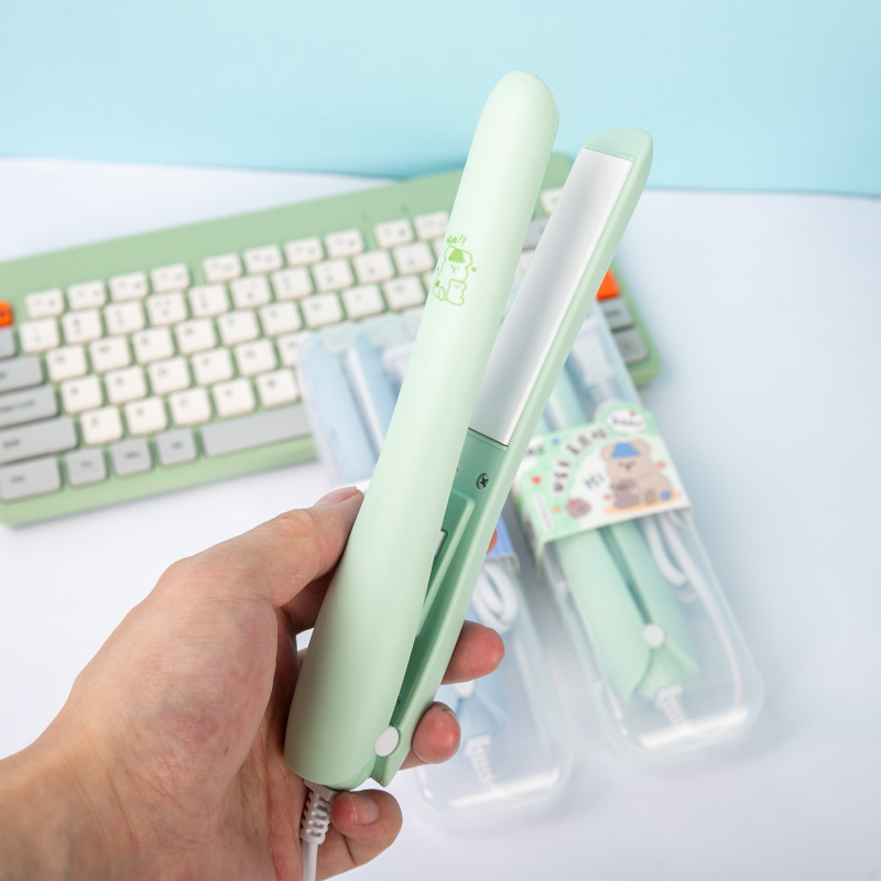 新しいカピパンベアガールハートチューリップスプリント学生女子寮低電力ストレートヘアカーラー|undefined