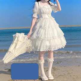 lolita洛丽塔连衣裙夏季op仙女生日裙花嫁三段式在逃公主