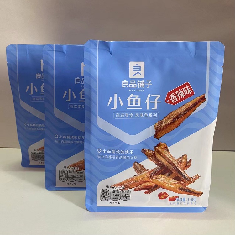 包邮良品铺子小鱼仔120g/袋即食零食小包装香辣泡椒小鱼干毛毛鱼