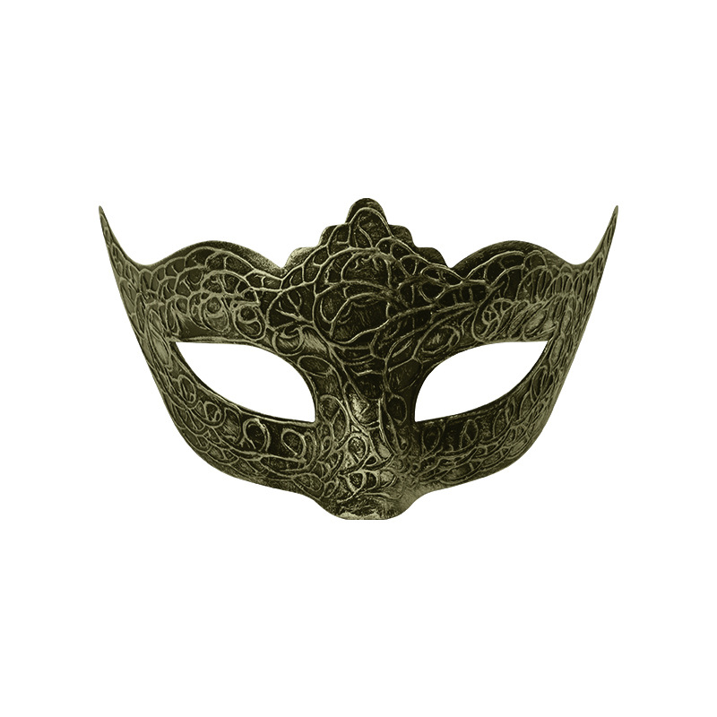 Amazon ventas calientes retro mitad cara máscara de jazz Halloween carnaval máscara decoración de fiesta