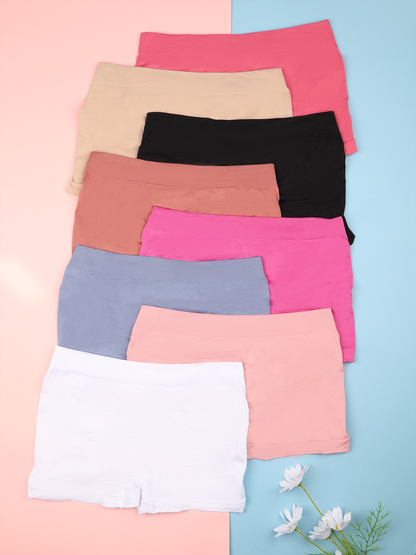 Calzoncillos de verano para mujer, pantalón de seguridad antideslumbrante de boxer, calzoncillos de boxer para mujer ajustados, elásticos suaves, transfronterizos