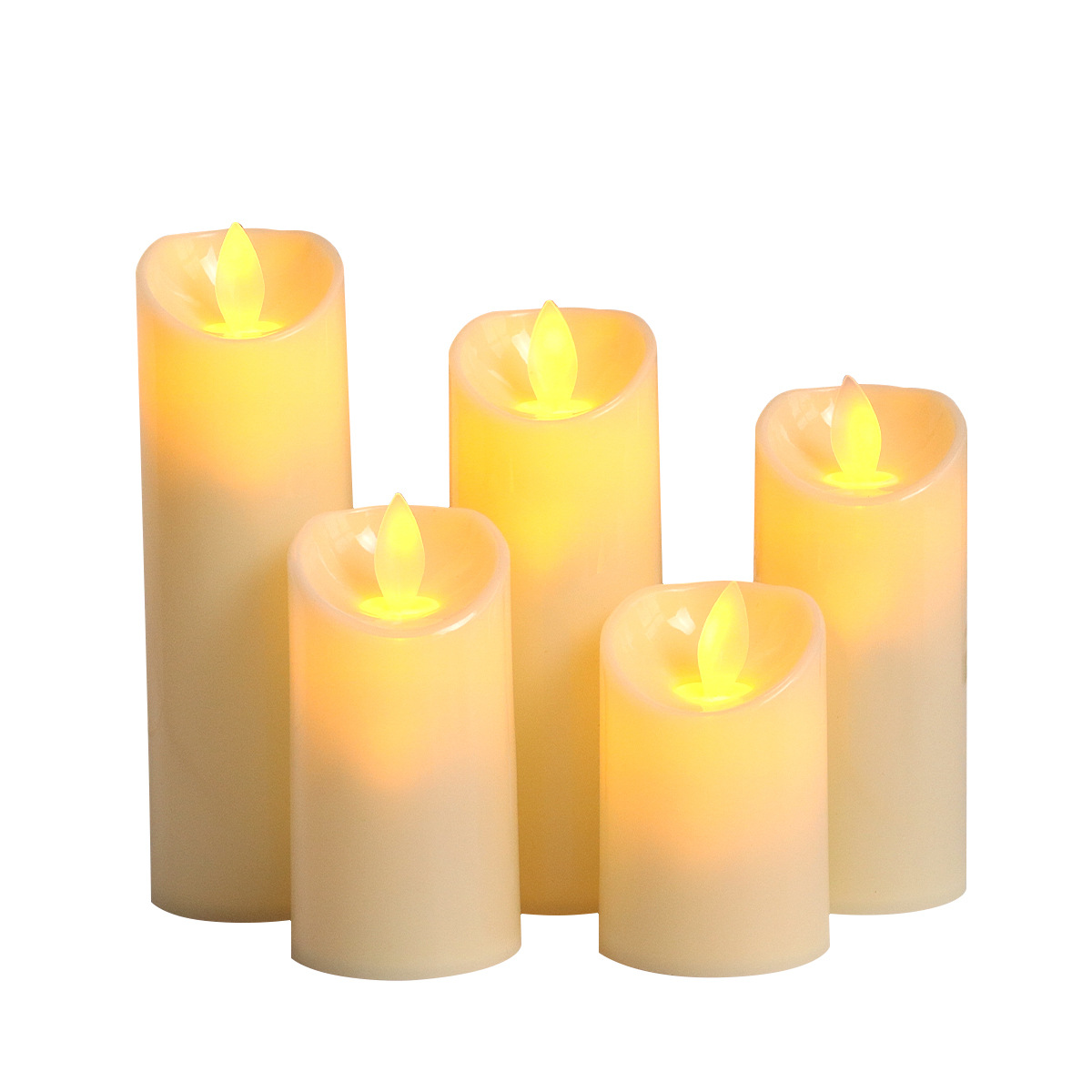 Ventas transfronterizas calientes vela electrónica simulación vela de cumpleaños romántica lámpara de vela escenario de boda guión matar lámpara de noche