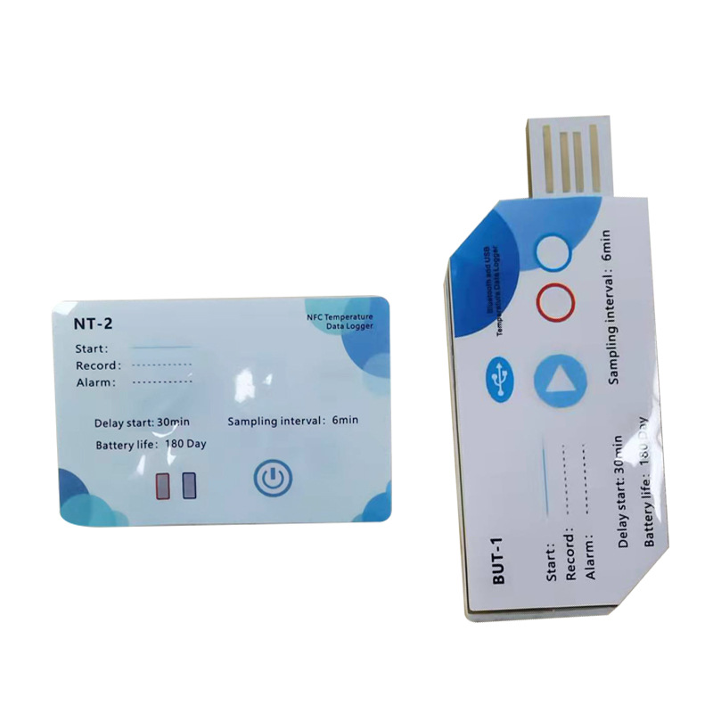 一次性USB温度记录仪存储180天PDF报告冷链药品水果蓝牙温湿度表